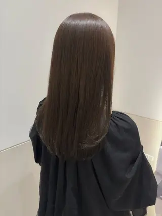 セミロング カラー SALOWIN京都河原町suite店所属・うる艶カラー／ 髪質改善／arisaのヘアスタイル