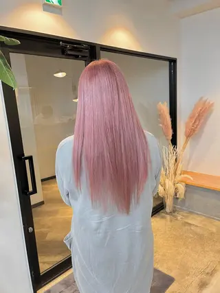 ロング カラー ハイトーンカラ ー/小川のヘアスタイル