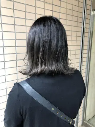 ミディアム キノシタ ナオユキのヘアスタイル