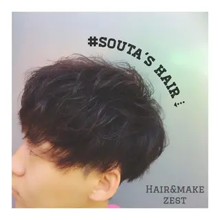 ヘアアレンジ メンズ ange☞ soutaのヘアスタイル