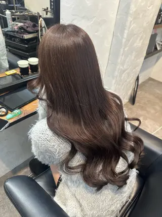 ロング カラー 🫧シールエクステ/ カラー🫧アサミ️のヘアスタイル