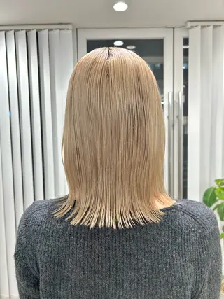 ショート カラー 透明感/ベージュ /kazui🐈のヘアスタイル