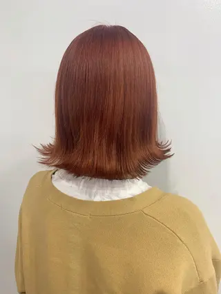 ミディアム カラー レイヤー×グレージュ /ピンク🩷mioのヘアスタイル