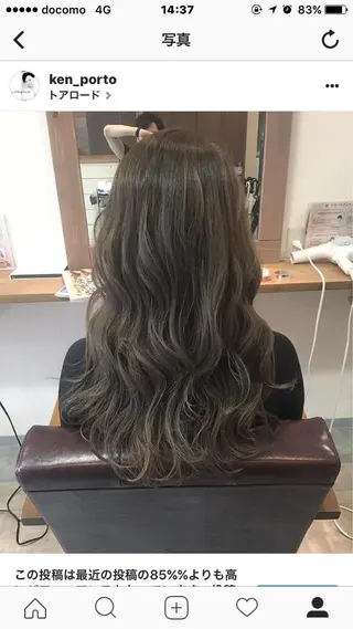 ロング カラー hair salon Ranun髪質改善のヘアスタイル