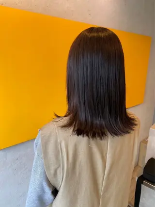 セミロング 👾徐 涛👾のヘアスタイル