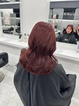 ロング カラー パーマ ヘアアレンジ メンズ キッズ ♥️韓国ヘア レイヤー♥️ゆりのヘアスタイル