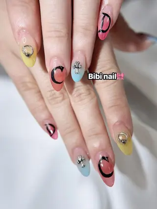 ミディアム Bibi beauty spa Osaka所属・Chann Channのネイルデザイン
