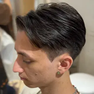 メンズ メンズカット/毛流れ メンズパーマ/ヤナイのヘアスタイル