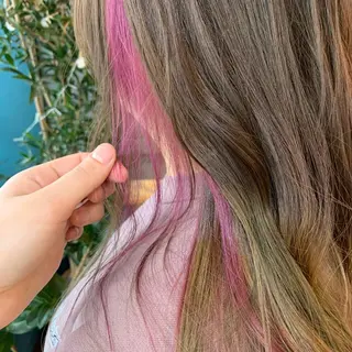 ロング カラー ヘアアレンジ 高橋 実咲のヘアスタイル