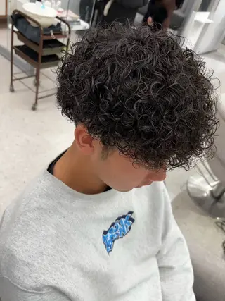 パーマ メンズ 🍐シャドウパーマ メンズ特化/守岡🍐のヘアスタイル