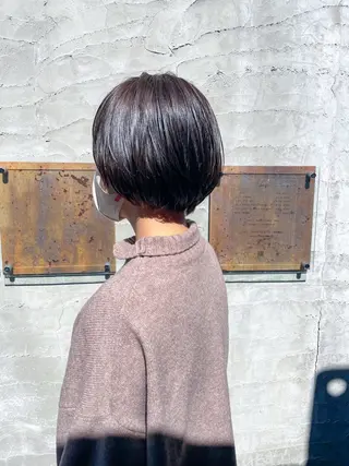 ショート ショート/レイヤー/ ツヤ髪/なかちゃんのヘアスタイル