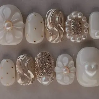 ネイル Bonnal所属・Manamǐ 個性派のネイルデザイン