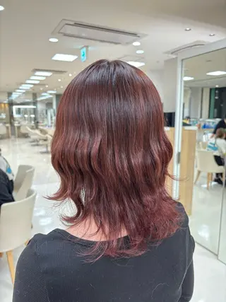 カラー 🎀暖色カラー/透明 感カラー/ひな🎀のヘアスタイル