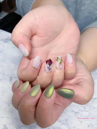 セミロング ネイル Style Nailのネイルデザイン