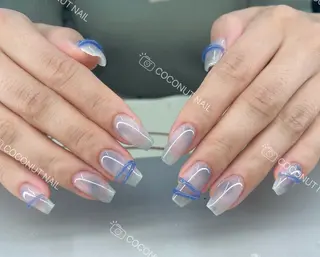 ネイル 神田 ココナッツのネイルデザイン