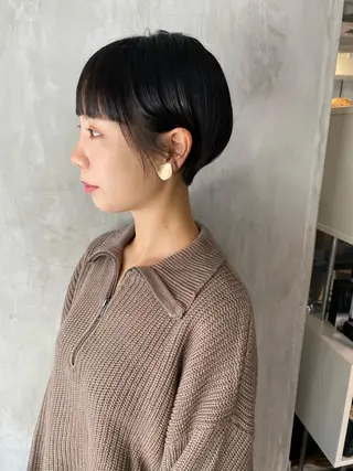 ショート カラー ヘアアレンジ stylist/蛯谷 珠里のヘアスタイル