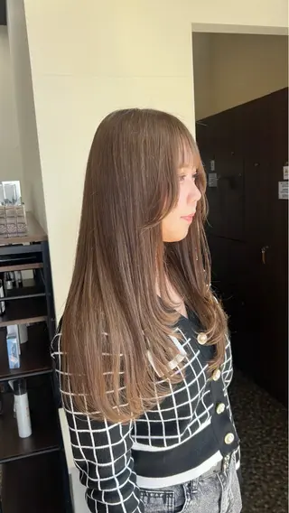 ロング 譜久島 かりんのヘアスタイル