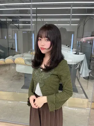 ミディアム 銀座🌈カラー美容師 佐藤ルイのヘアスタイル