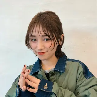 ショート カラー ヘアアレンジ 🌱ボブ/レイヤー/ ベージュ/あやみ✨のヘアスタイル