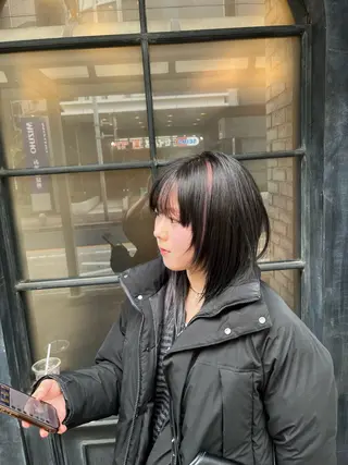 ミディアム 大城 統也のヘアスタイル