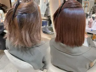 ミディアム ボブ/ショート/ 縮毛矯正⚜️工藤昴のヘアスタイル