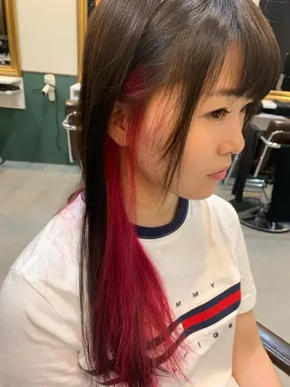 ロング 大木 華のヘアスタイル