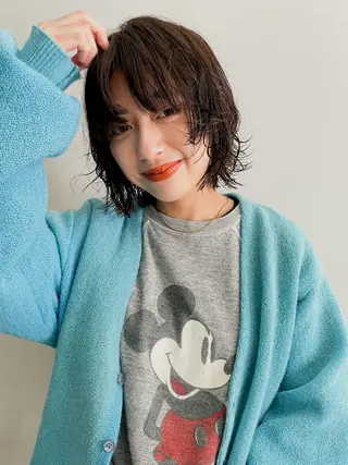 ミディアム パーマ FILMS shibuya所属・ayaka 🍀のヘアスタイル