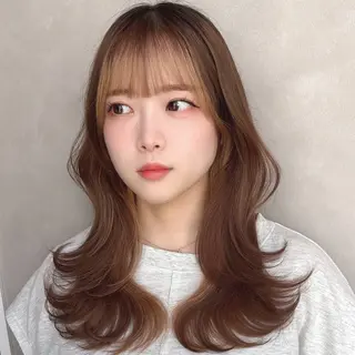 セミロング カラー レイヤー/髪質改善 🩶KAITOのヘアスタイル