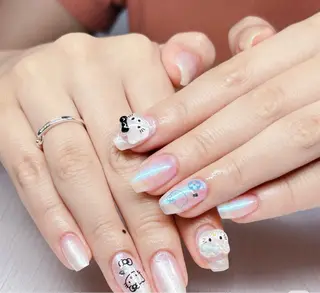 ネイル コネコネイルサロン モデル用のネイルデザイン