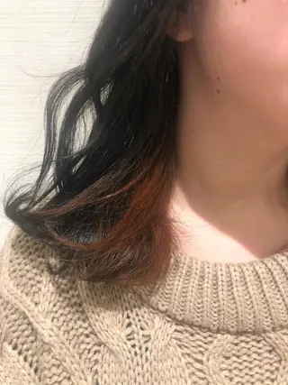 セミロング カラー 縮毛矯正/髪質改善✂ 石川由紀乃のヘアスタイル