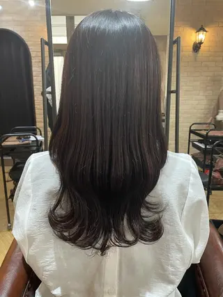 カラー MIKU ナチュラルヘア✂️✨のヘアスタイル