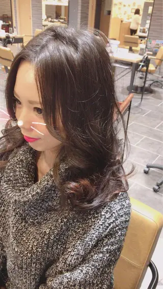 ミディアム ému エミュ　hair &spa所属・近藤 みゅうまのヘアスタイル