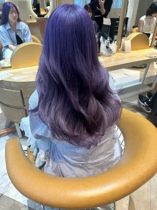 ロング カラー 大西 天使のヘアスタイル