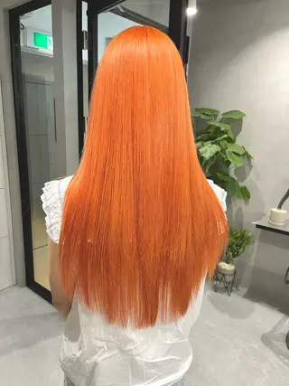 ロング カラー 暖色ハイトーン特化 🥇Mioのヘアスタイル