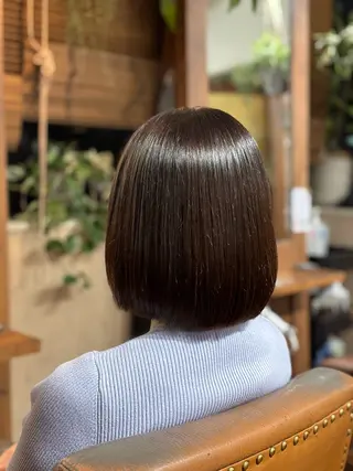 ショート 武田尚子🌸 自然に仕上がる矯正のヘアスタイル