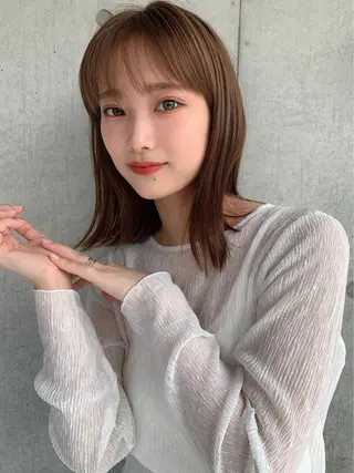 ミディアム カラー ヘアアレンジ メンズ 透明感×韓流ハイ トーン🫧RYUTAのヘアスタイル