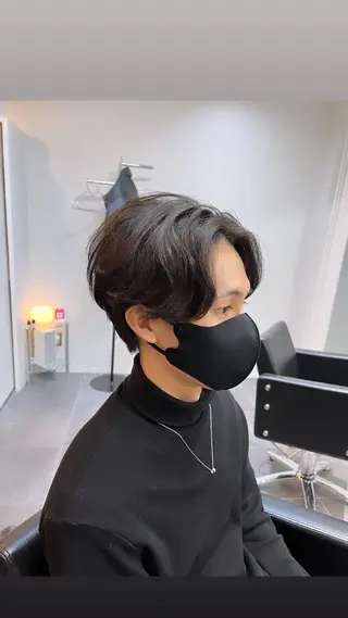 ショート パーマ メンズ LIBER所属・❇️メンズ特化❇️ 渋谷/花澤のヘアスタイル