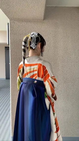 ロング ヘアアレンジ chouette/ 根本優希のヘアスタイル