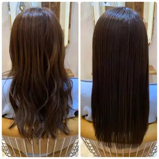 セミロング レイヤーカット/ 顔周り 五島巨幹のヘアスタイル