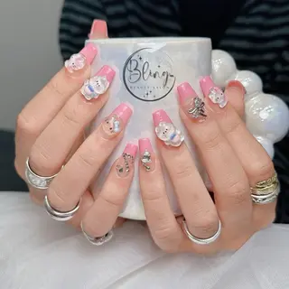 セミロング Bling Salonのネイルデザイン