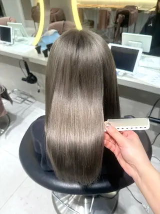 ミディアム ハイトーン特化🤍/ 韓国ボブ / ハルナのヘアスタイル