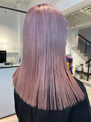 ロング カラー メンズパーマ/ メッシュ📍ﾕﾘのヘアスタイル