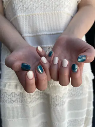 ネイル GRANDE大須 Cecil💜のネイルデザイン