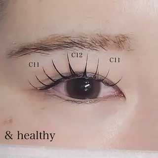 マツエク・マツパ Veil chihiroのマツエク・マツパデザイン