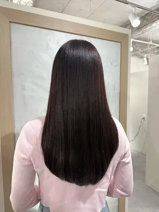 ロング attrait【アトレ】🌱梅田店所属・AYANA🫧酸性 縮毛/艶髪TR🫧のヘアスタイル