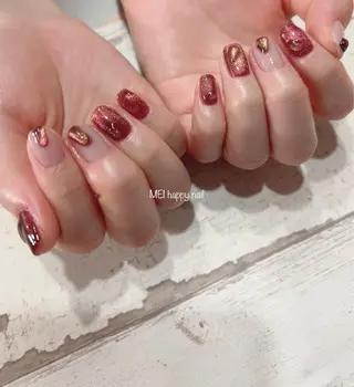 ネイル 北浦和 自爪育成ケアのネイルデザイン