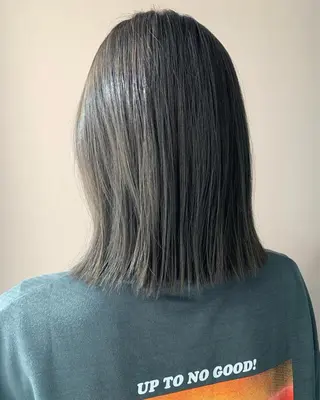 ミディアム カラー hub hair レイヤー/透明感のヘアスタイル