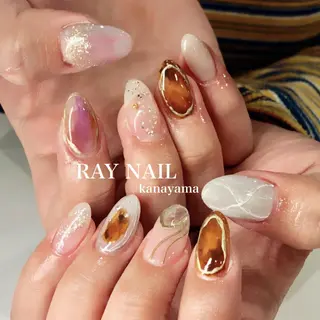 ネイル Arowa 伊田のネイルデザイン