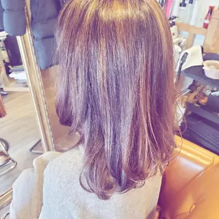 カラー セミロング spa hair  ark 富井直美のヘアスタイル