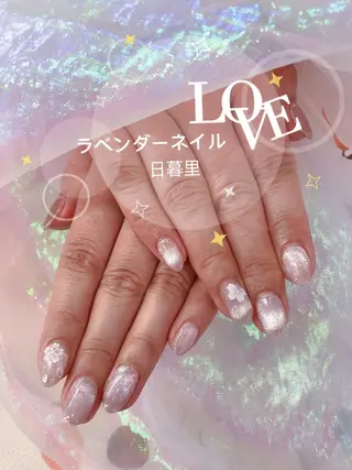 ネイル ラベンダー💖日暮里 ルル💖ネイルのネイルデザイン